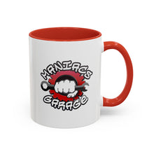 Load image into Gallery viewer, Accent Coffee Mug — "Drink Your Coffee Leaded Like a Maniac"