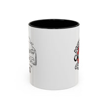 Load image into Gallery viewer, Accent Coffee Mug — "Drink Your Coffee Leaded Like a Maniac"
